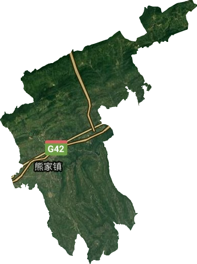 熊家鎮衛星圖