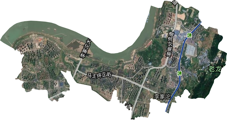李家沱街道衛(wèi)星圖