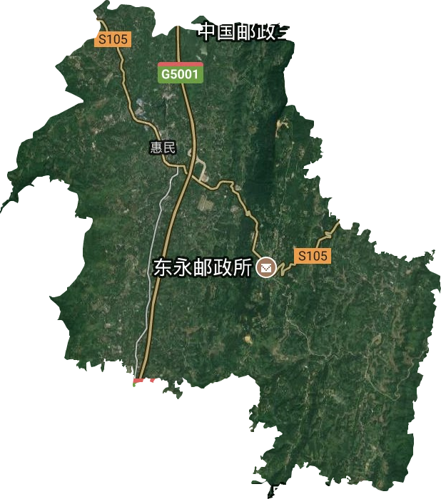 惠民街道衛星圖