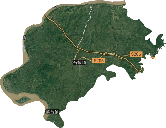石蟆鎮(zhèn)衛(wèi)星圖