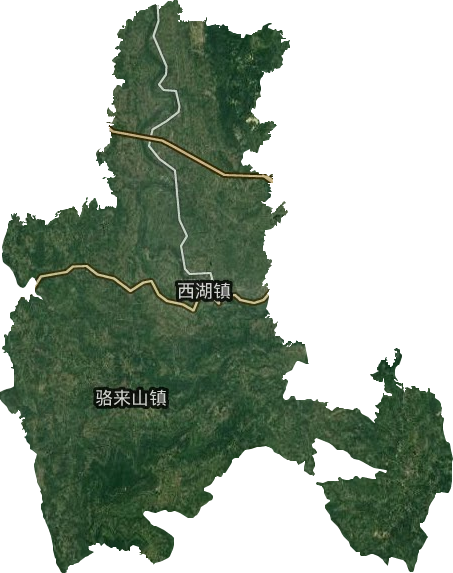 西湖鎮衛星圖