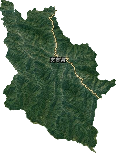 嵐皋縣衛星圖