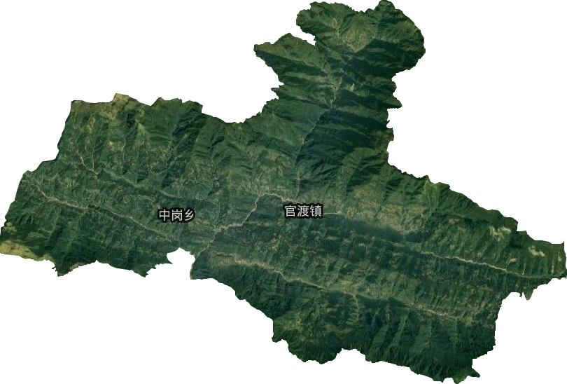 中崗鄉衛星圖