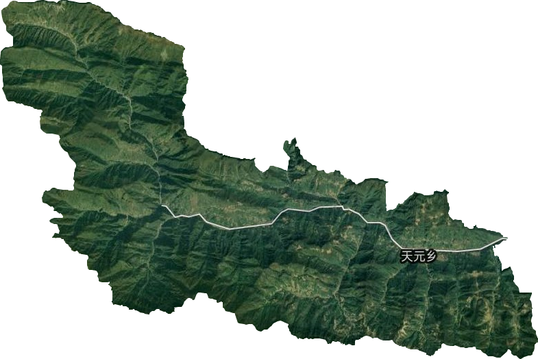 天元鄉(xiāng)衛(wèi)星圖