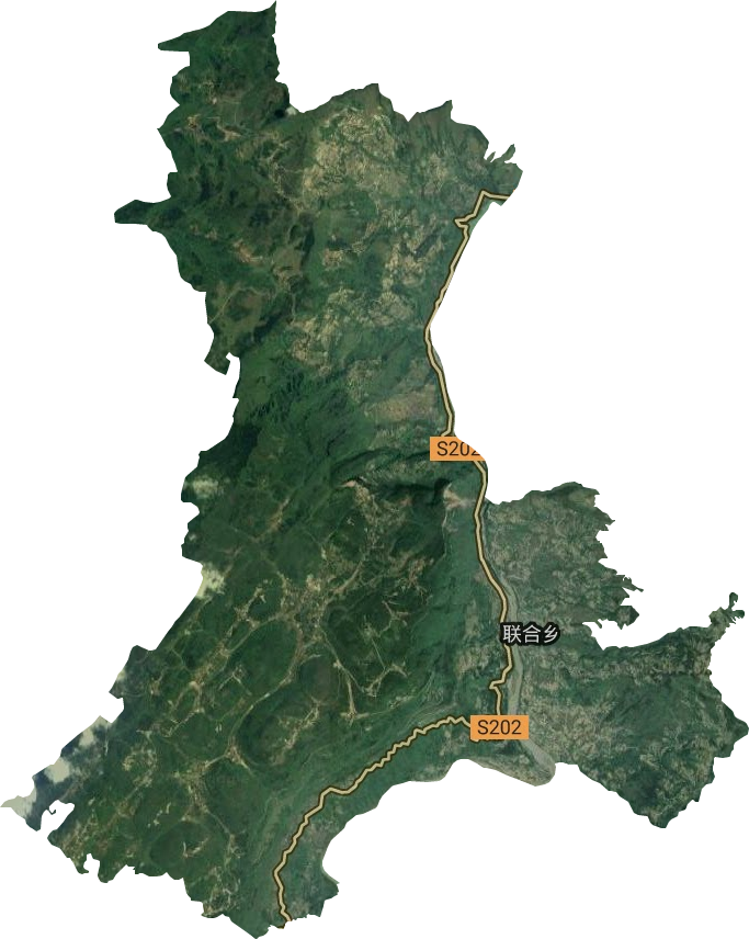 聯合鄉衛星圖