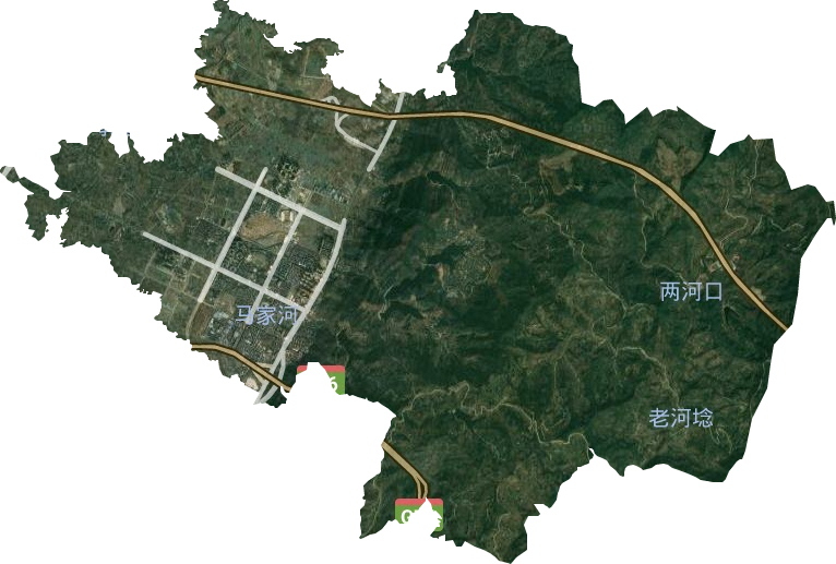 同安街道衛星圖