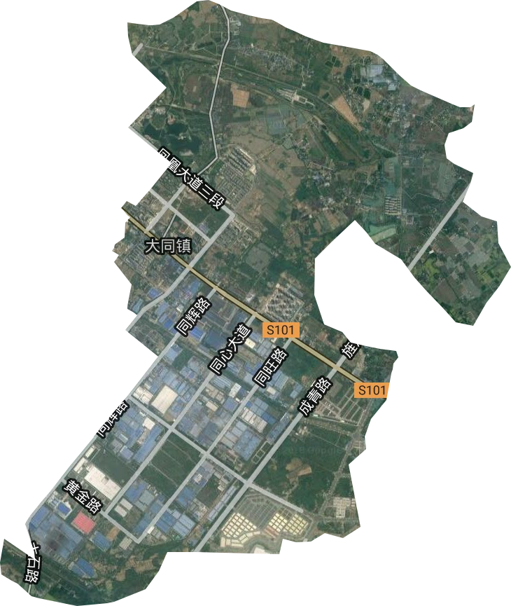 大同鎮(zhèn)衛(wèi)星圖