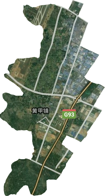 黃甲街道衛(wèi)星圖