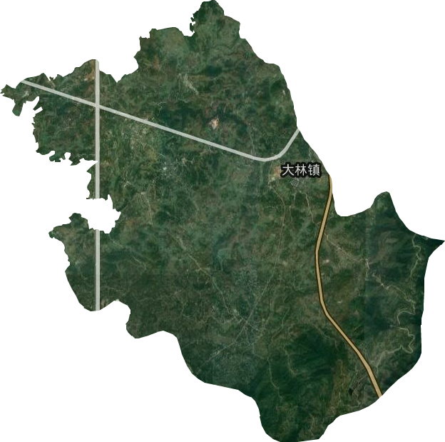 大林鎮衛星圖