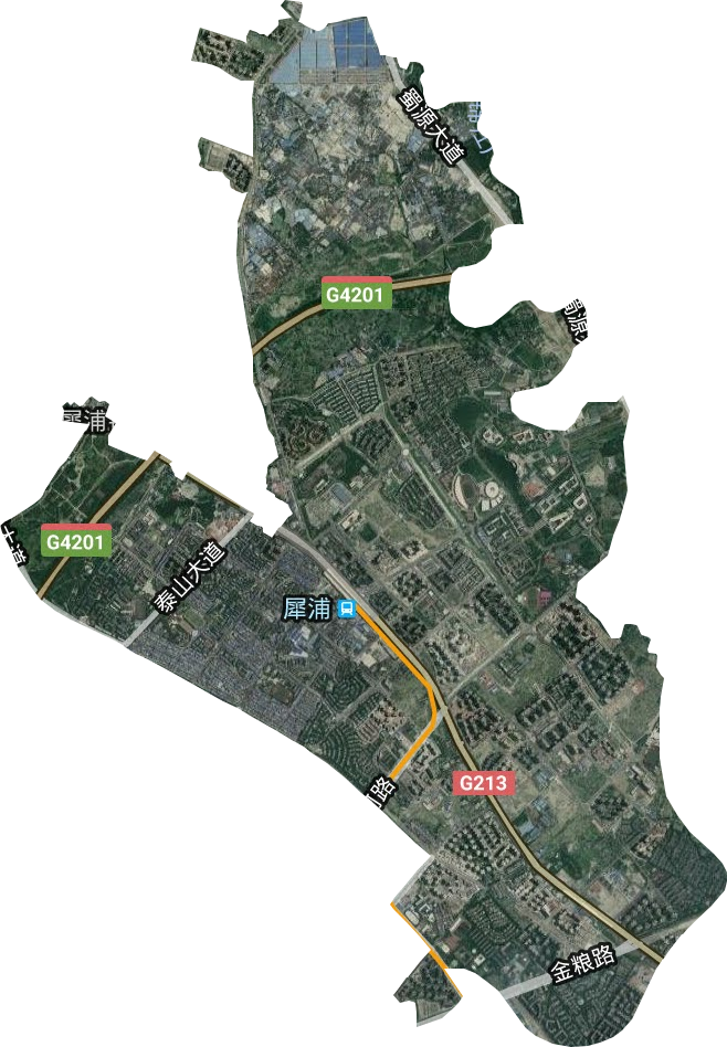 犀浦鎮(zhèn)衛(wèi)星圖