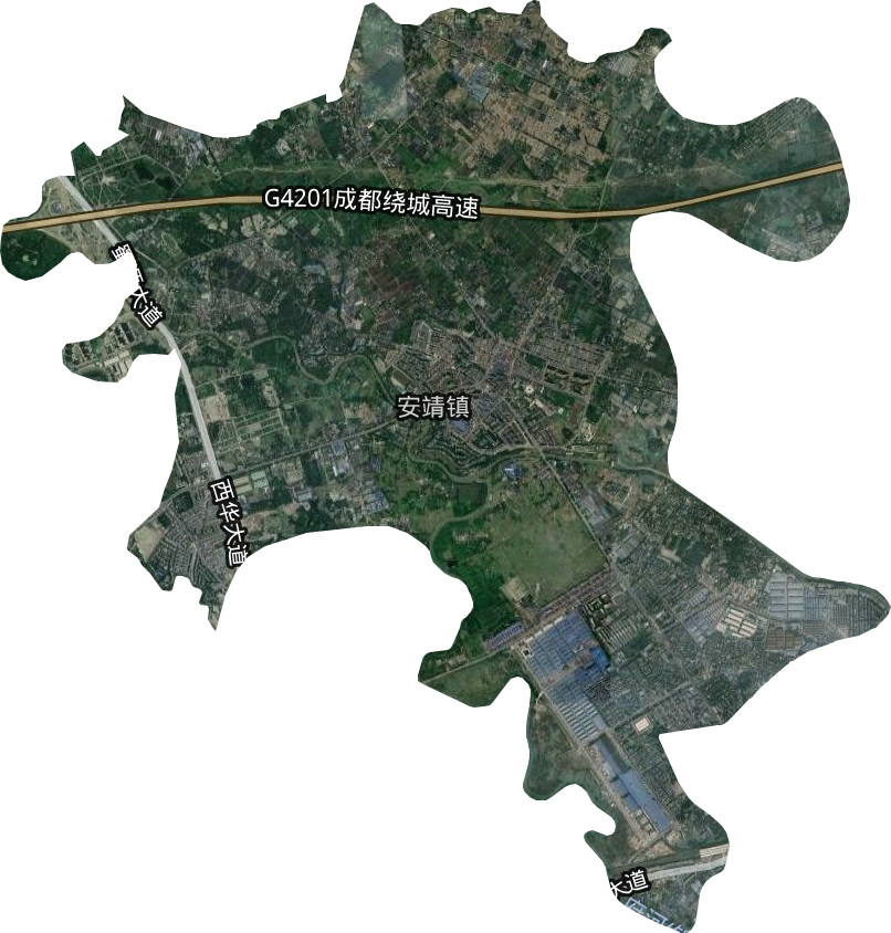 安靖鎮衛星圖