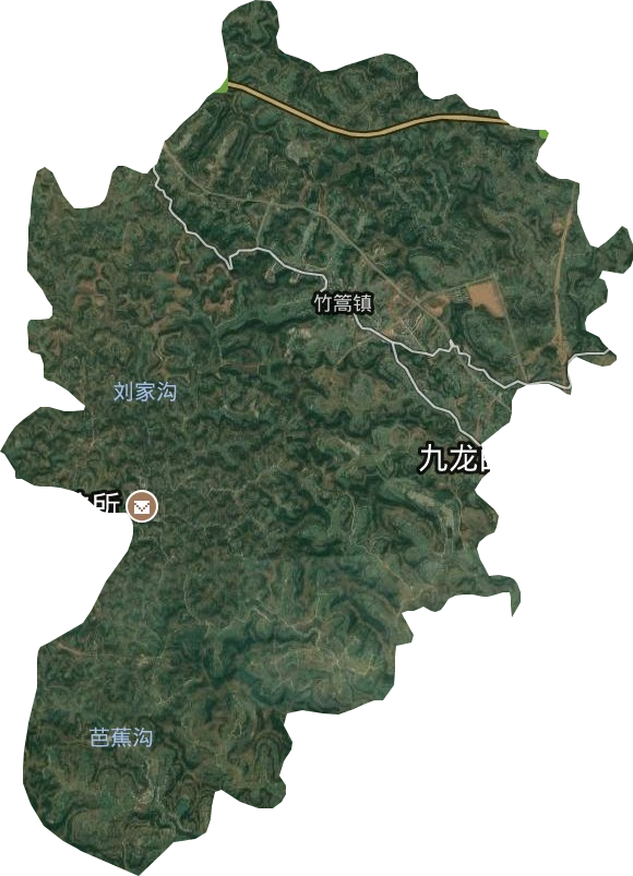 竹篙鎮衛星圖