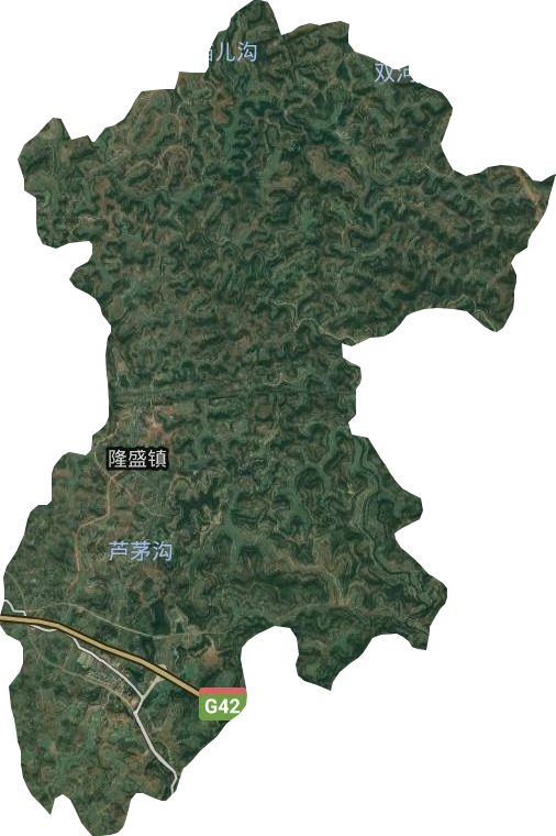 隆盛鎮衛星圖