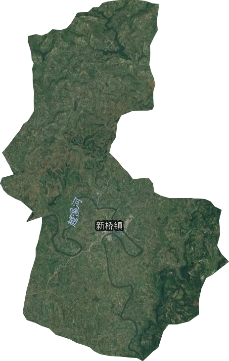 新橋鎮(zhèn)衛(wèi)星圖