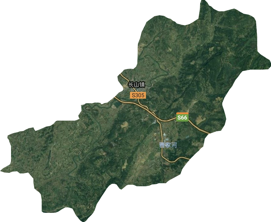 長山鎮衛星圖