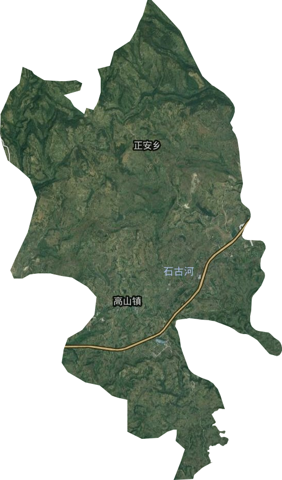 高山鎮衛星圖