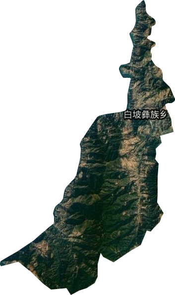 白坡彝族鄉(xiāng)衛(wèi)星圖