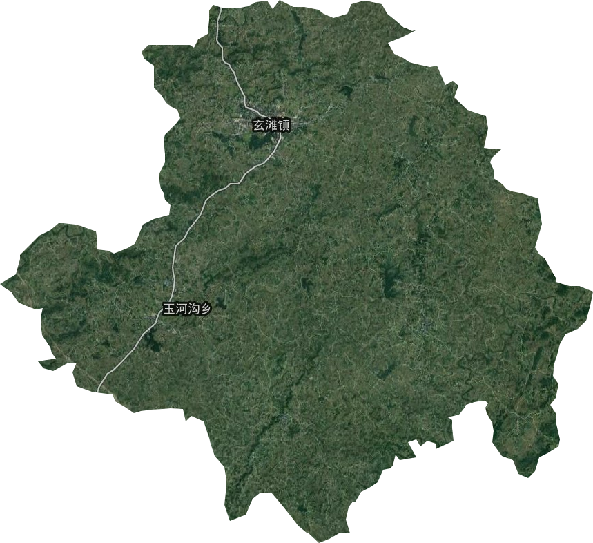 玄灘鎮(zhèn)衛(wèi)星圖