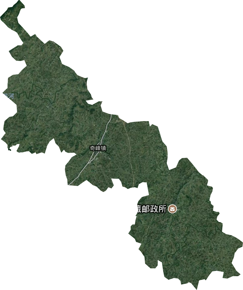 奇峰鎮衛星圖