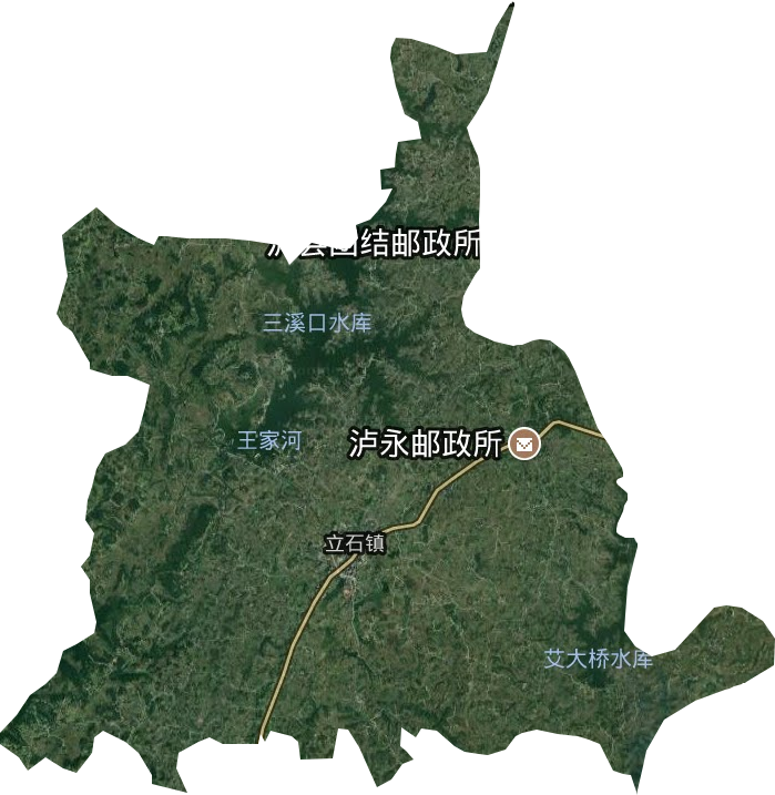 立石鎮衛星圖