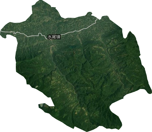水尾鎮衛星圖
