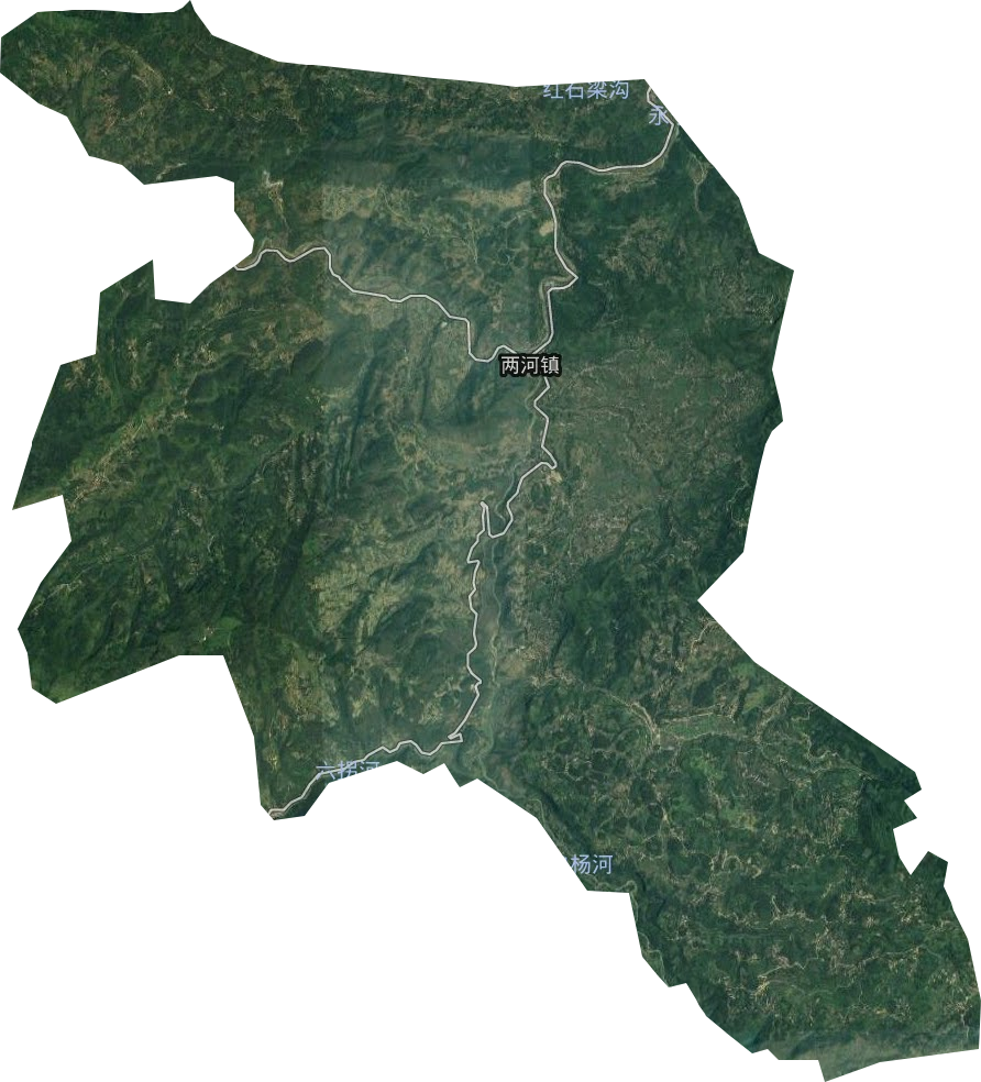 兩河鎮衛星圖