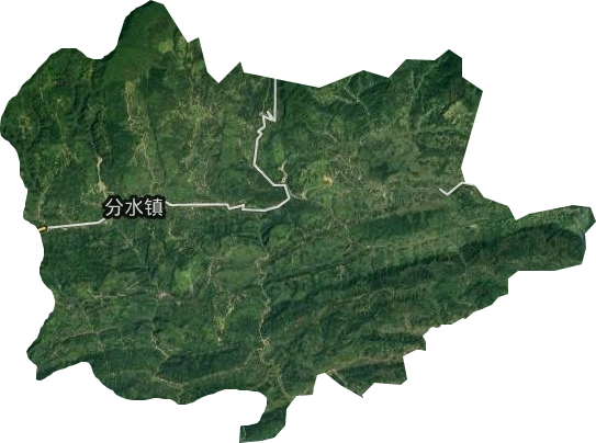 分水鎮衛星圖