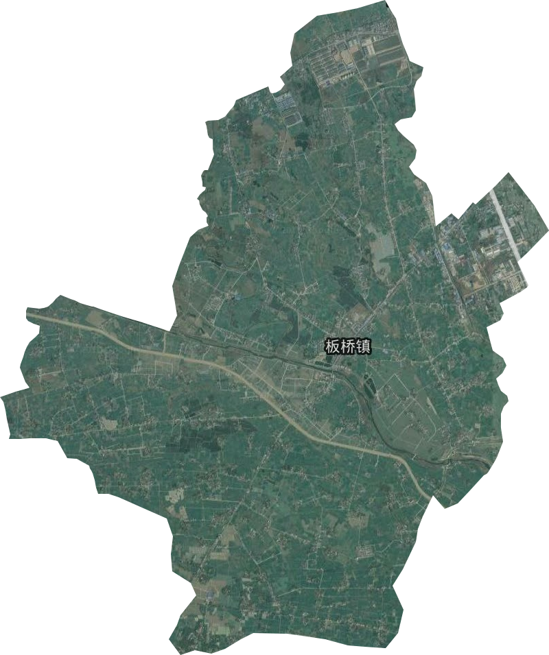 板橋鎮衛星圖