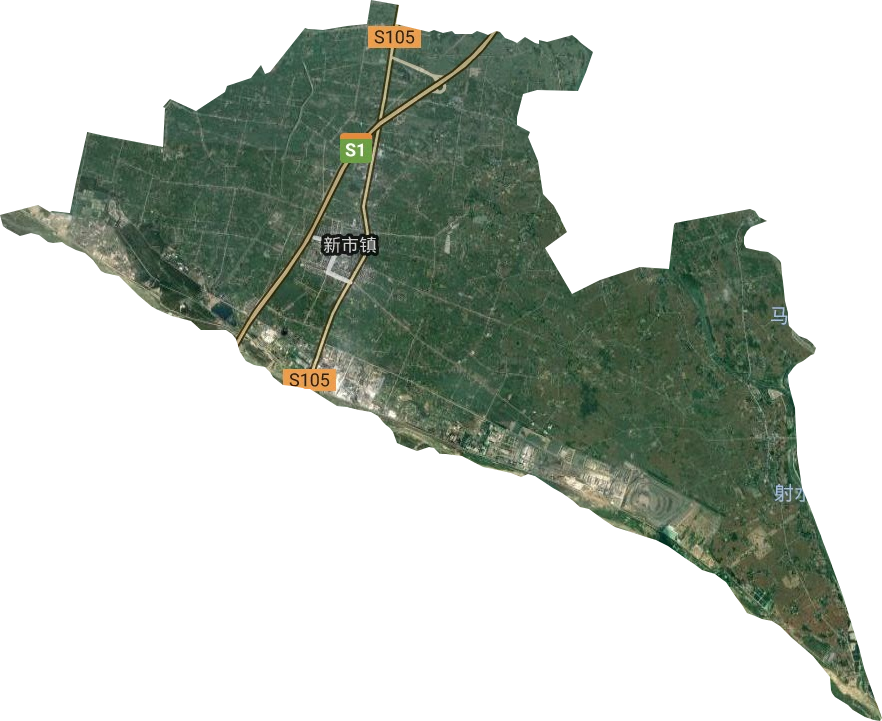 新市鎮(zhèn)衛(wèi)星圖