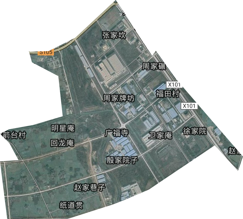 四川綿竹經濟開發區衛星圖