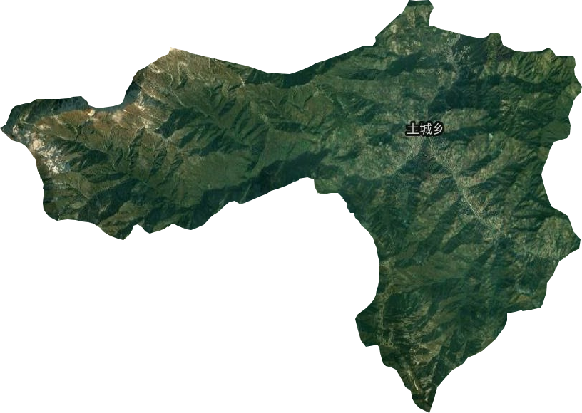 土城藏族鄉衛星圖