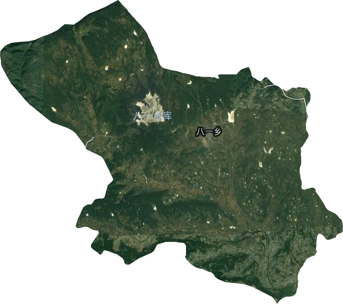 八一鄉衛星圖
