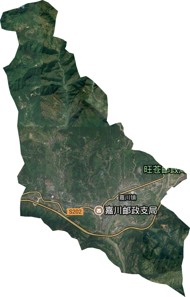 嘉川鎮衛星圖