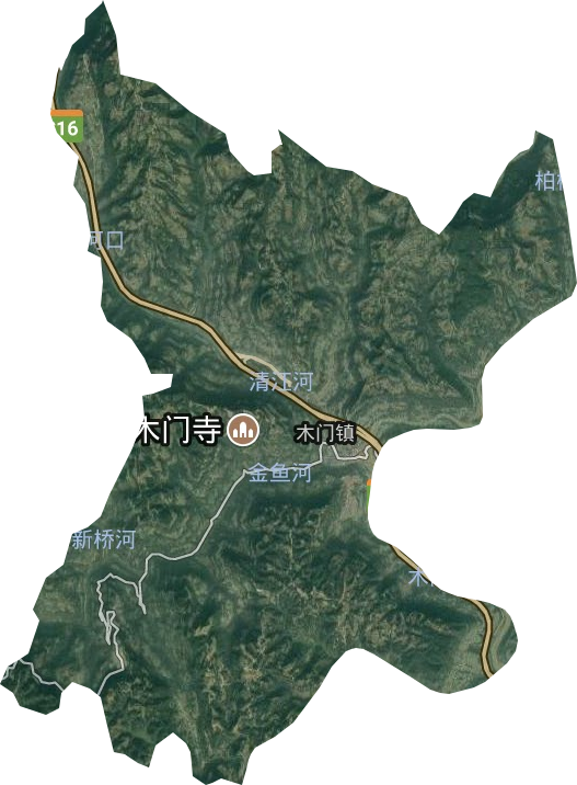 木門鎮衛星圖