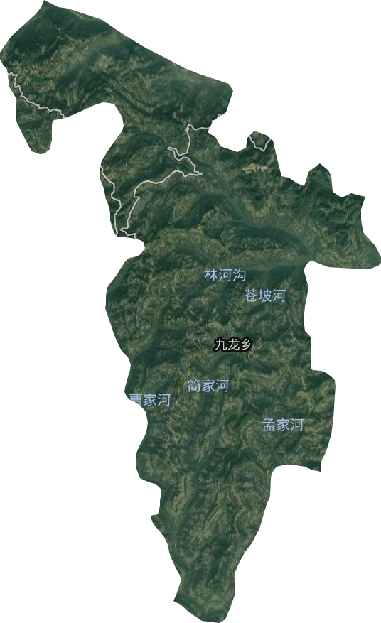 九龍鄉衛星圖