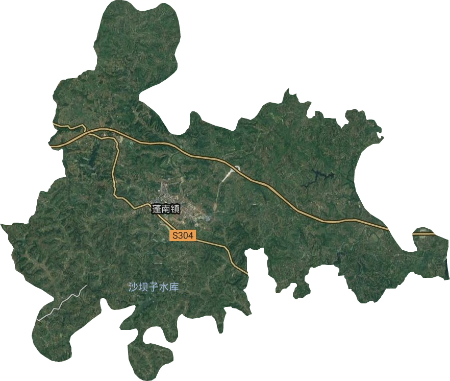 蓬南鎮(zhèn)衛(wèi)星圖