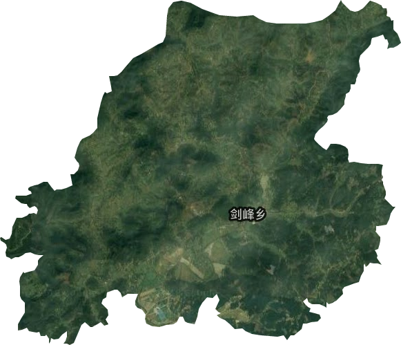 劍峰鄉衛星圖