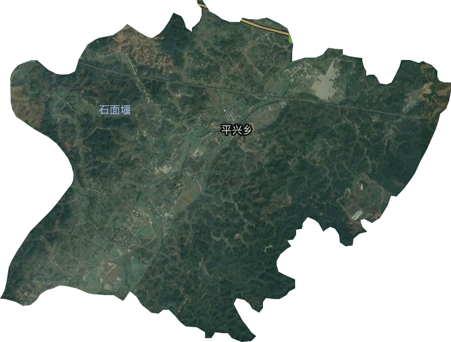 平興鄉衛星圖