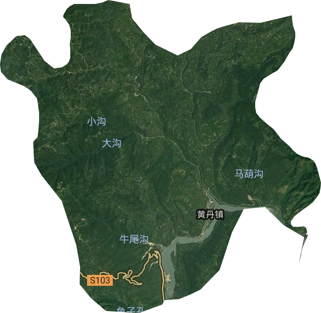 黃丹鎮衛星圖