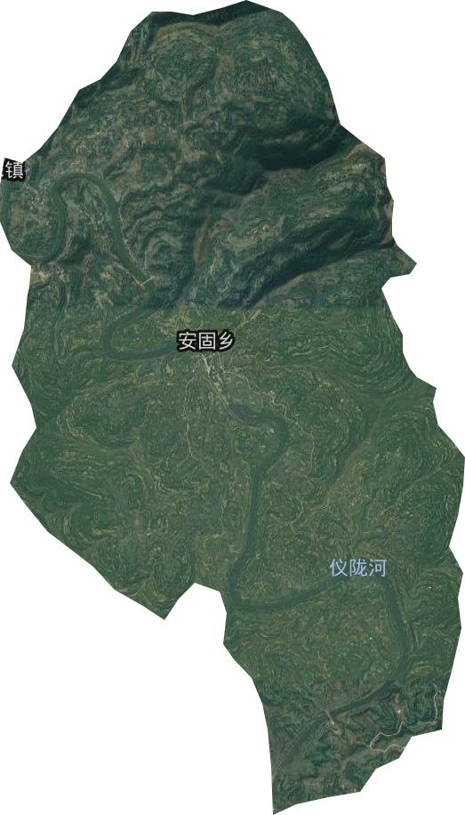 安固鄉衛星圖