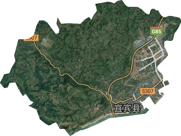 柏溪鎮衛星圖