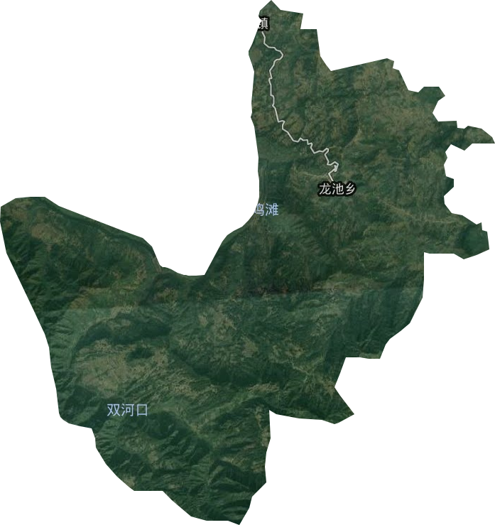 龍池鄉衛星圖