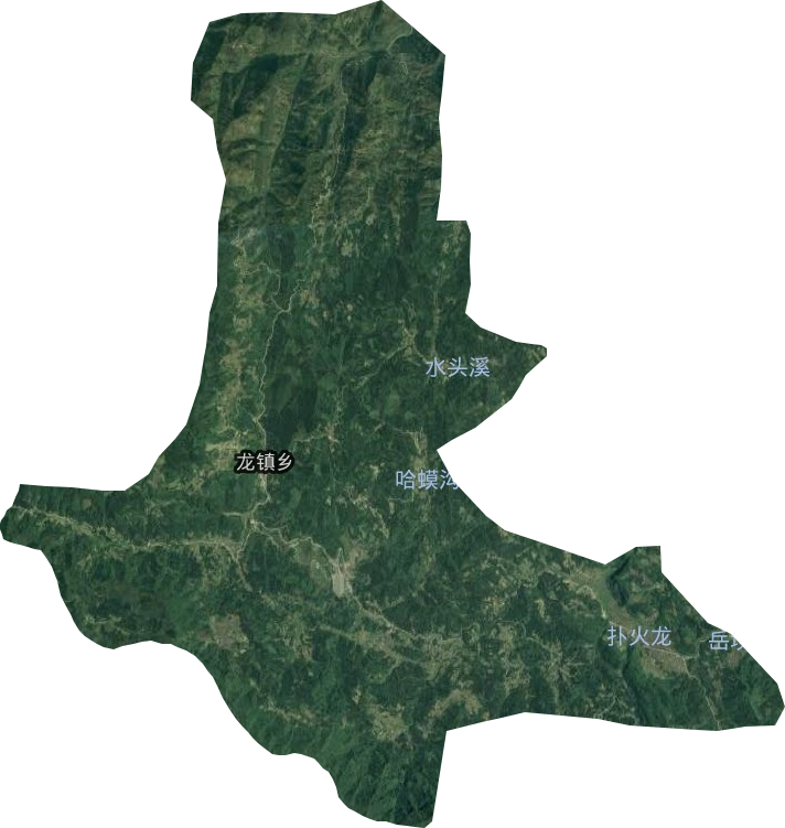 龍鎮鄉衛星圖