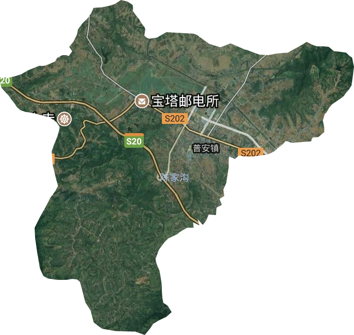 普安鎮衛星圖