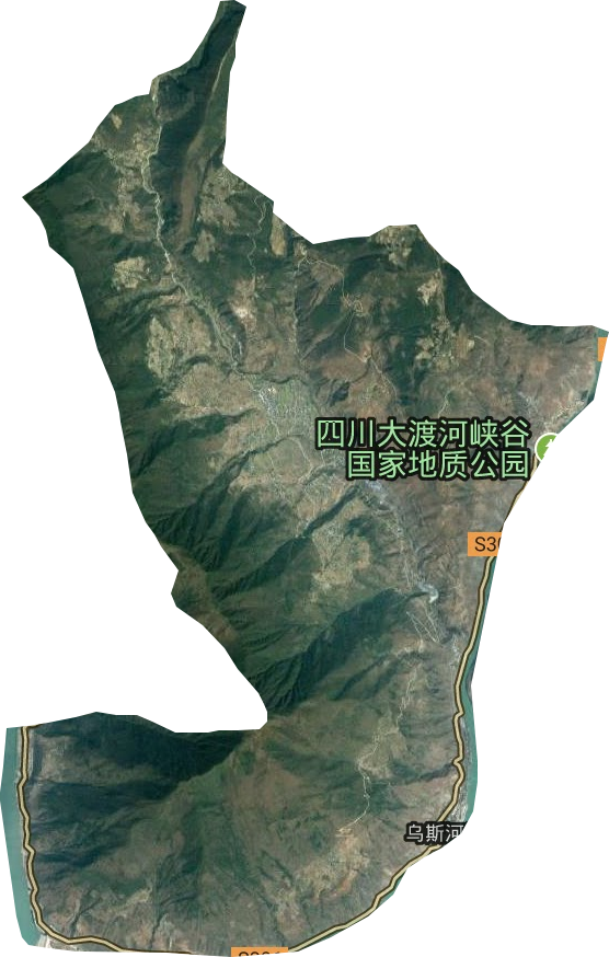 烏斯河鎮(zhèn)衛(wèi)星圖