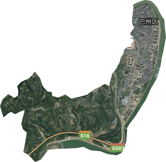 東城街道衛星圖