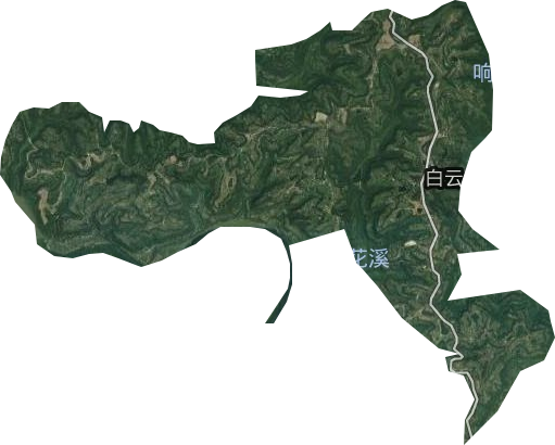 大茅坪鎮(zhèn)衛(wèi)星圖