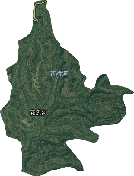 花溪鄉衛星圖