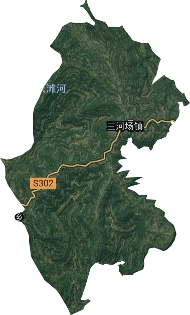 三河場鎮衛星圖
