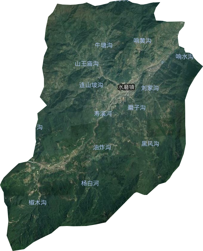 水磨鎮(zhèn)衛(wèi)星圖